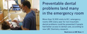 Preventable dental problems land many in the emergency room