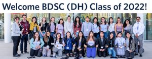 Welcome BDSc (DH) Class of 2022