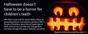Halloween doesn’t have to be a horror for children’s teeth