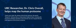 Dr. Chris Overall helps map the human proteome